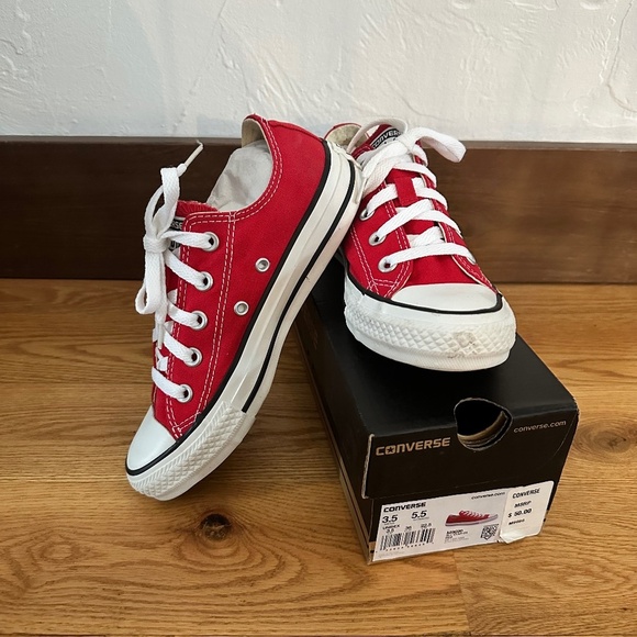 Converse Shoes - Converse All Star OX - Color Red - Size 5.5